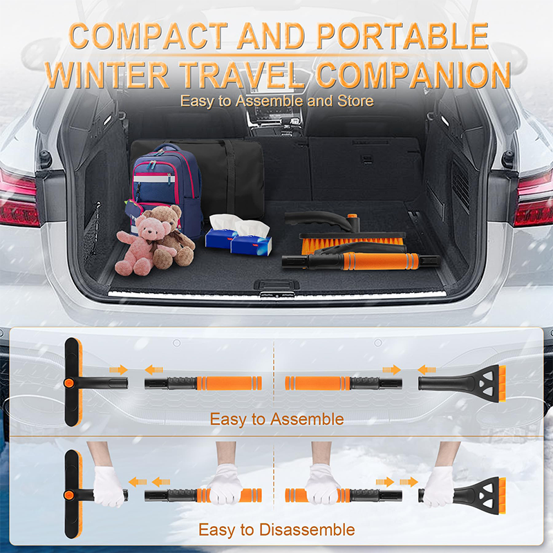 FrostGuard™ - Heavy-Duty Ice Scraper for Car Windshields