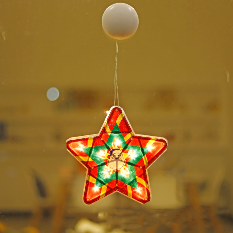 1+1 FREE | Festive Christmas Window Hanging Lights for Holiday Decor