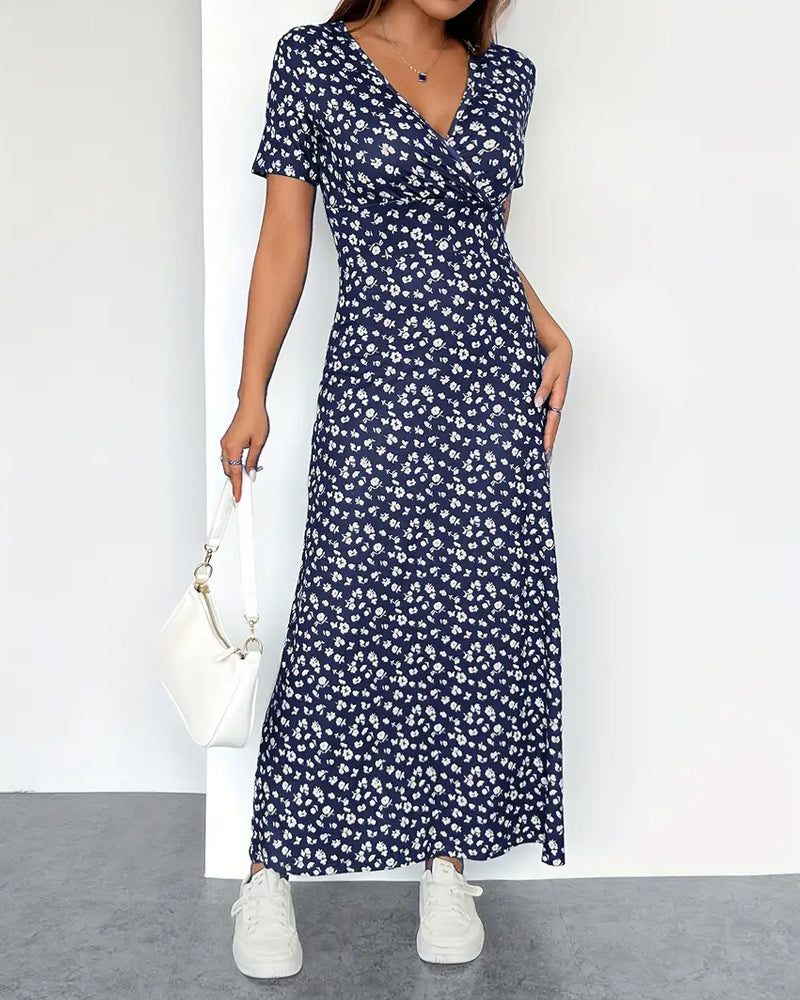 Elegant Printed Bodycon Dress