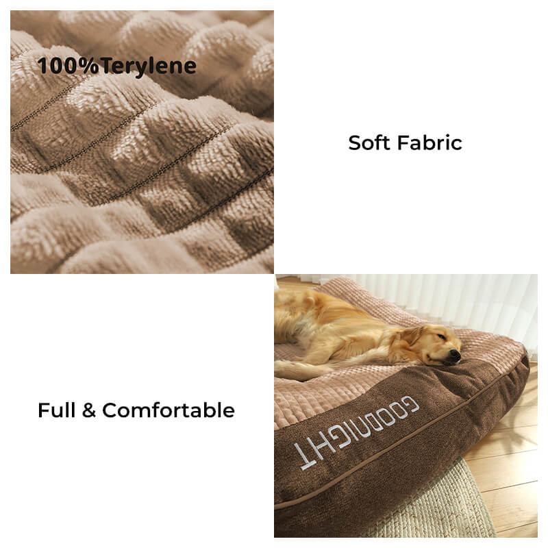 GoodNight™ - Cozy Plush Dog Cushion Bed