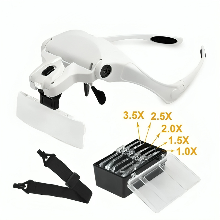 FocusMate™ - Hands-Free Magnifying Glass for Clear Detail Viewing