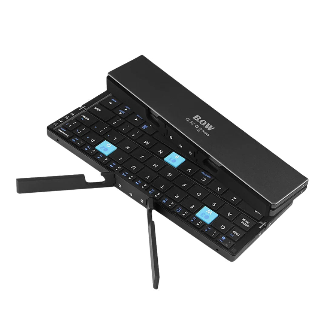 TechEase™ - Portable Foldable Bluetooth Keyboard with Stand