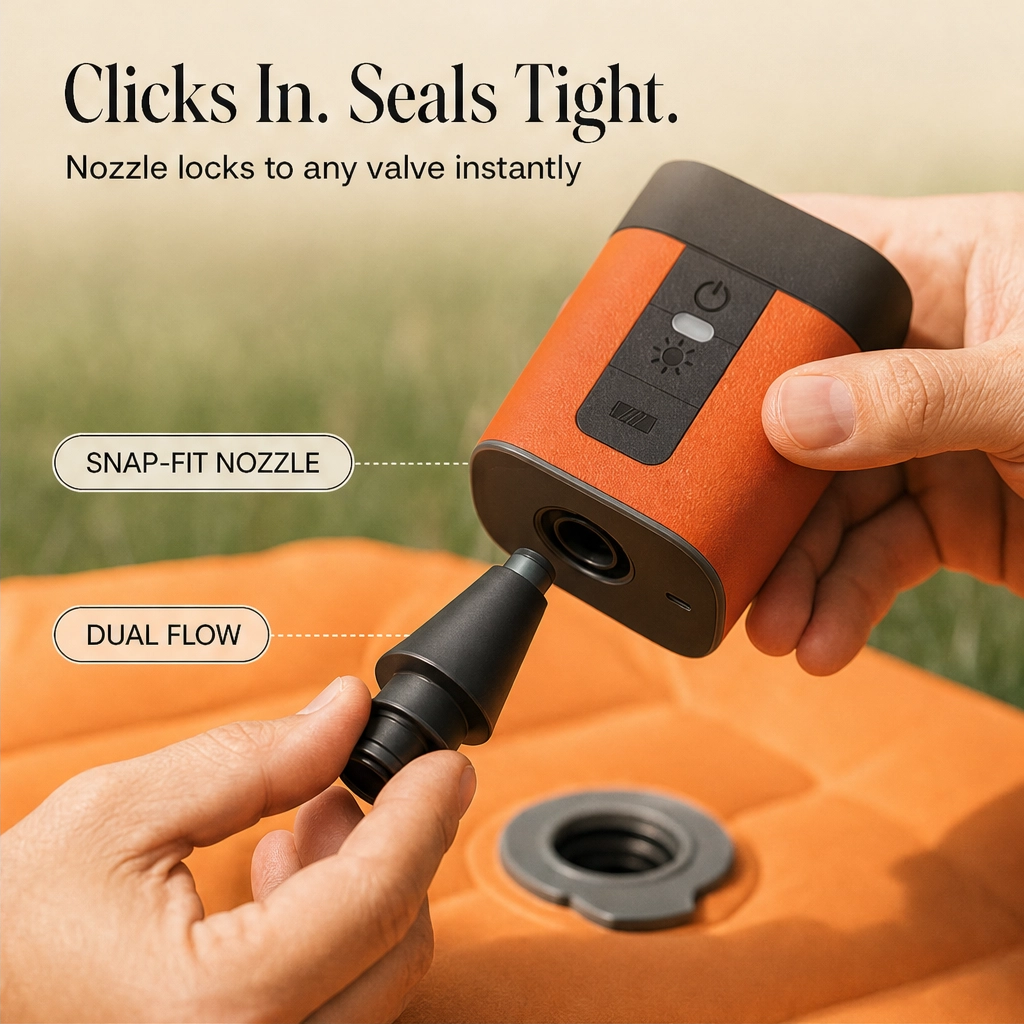 AirSwift - Inflate and Deflate Anything Quickly Anywhere, Cordless