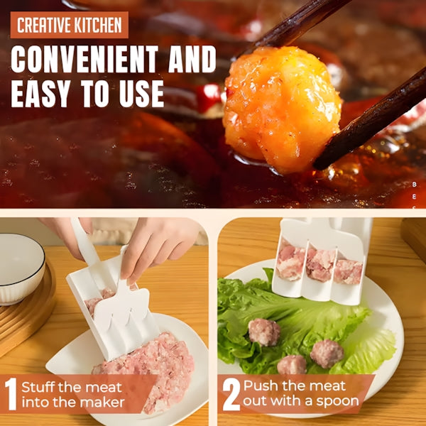 MealCraft™ - Triple Meatball Maker Mold