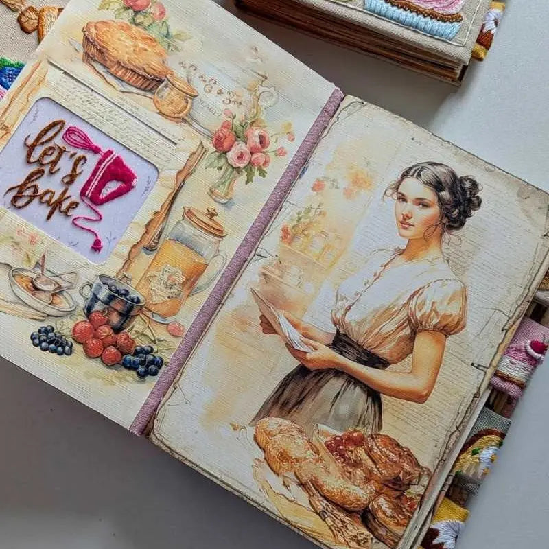 Culina™ - Embroidered Splash-Proof Recipe Book
