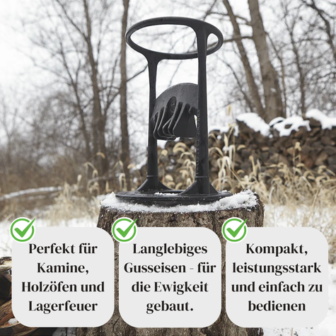 SplitPro™ - Powerful Wood Splitter for Cozy Winter Fireside