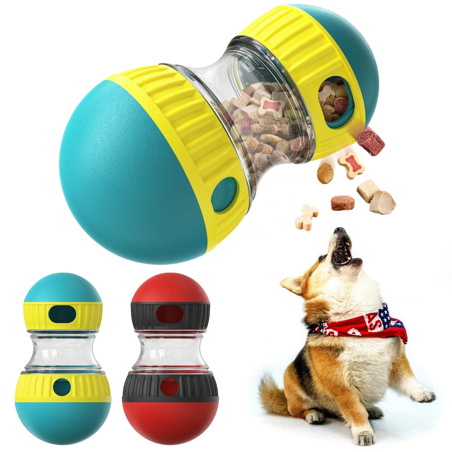 PlayPaws™ - Interactive Dog Treat Puzzle Ball