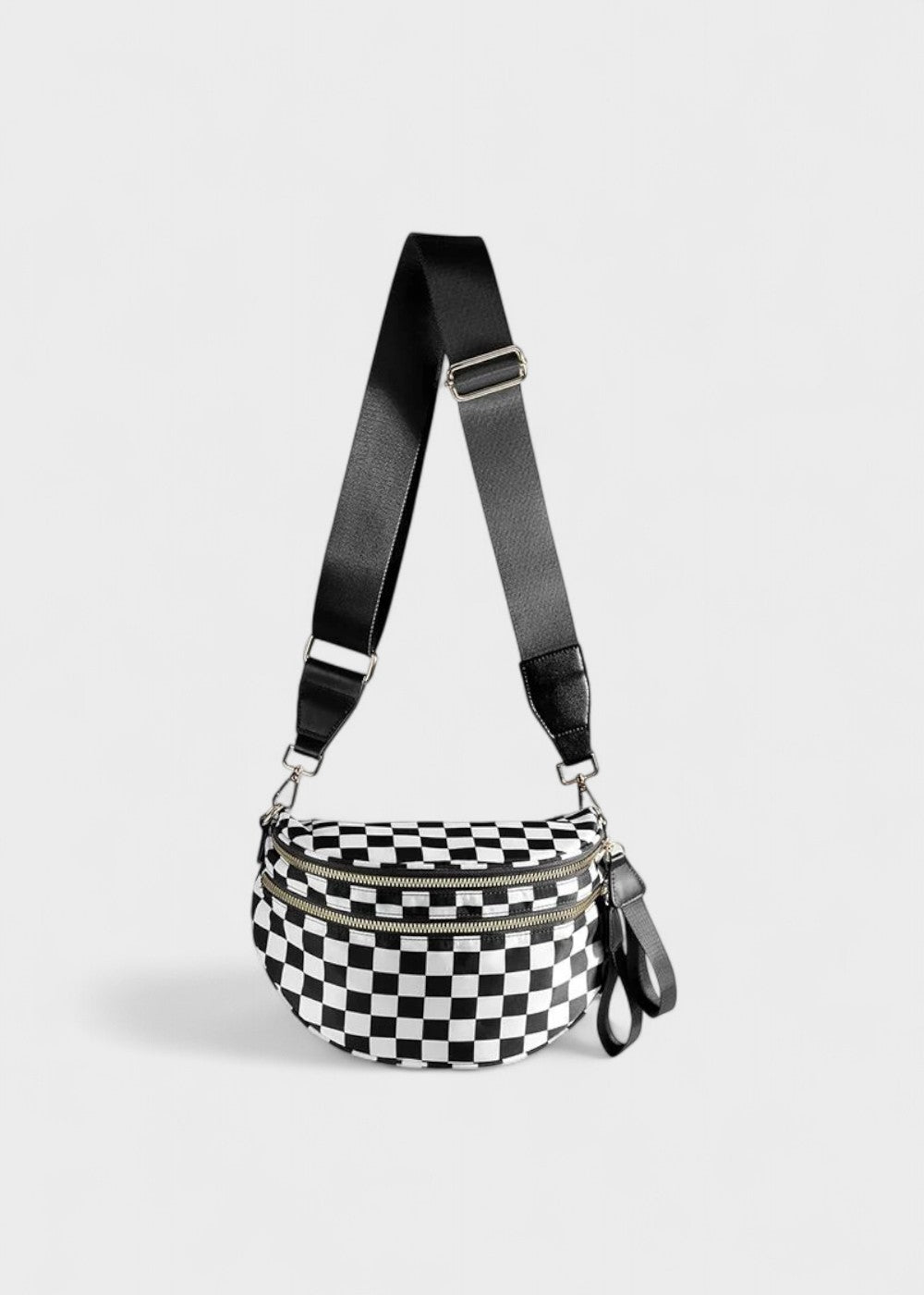 Sleek Leather Bum Bag for Hands-Free Style