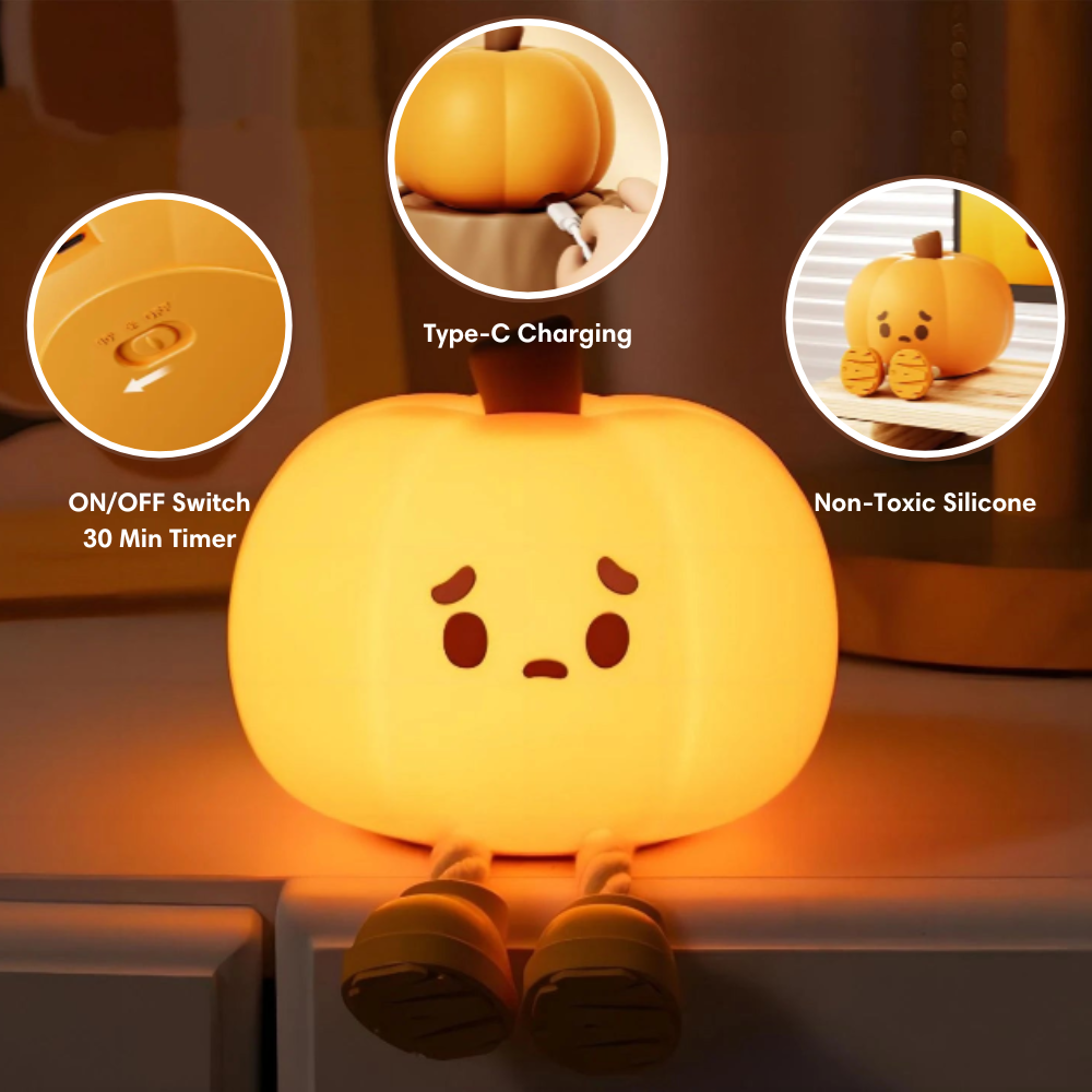 Cozy Knit Mini Pumpkin Decoration