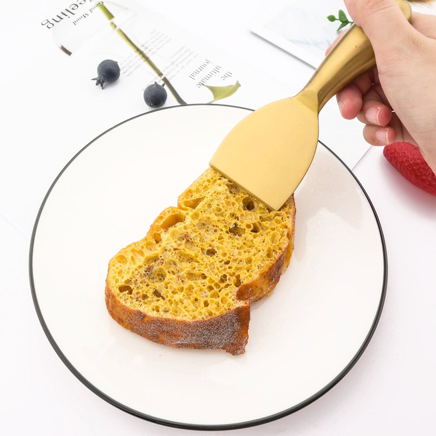 Elegant Stainless Steel Cheese Knife Set for Entertaining