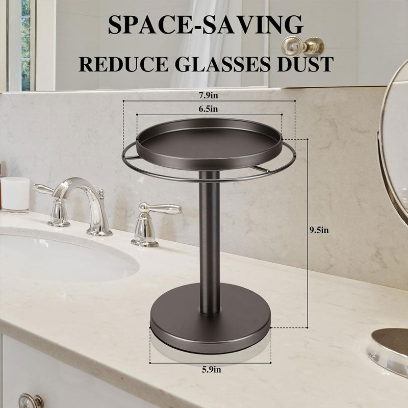 360° Rotating Glasses Stand - Eyewear & Jewelry Organizer
