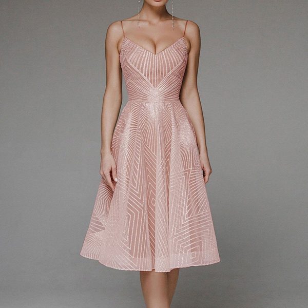 Silky Spaghetti Strap Dress for Effortless Elegance