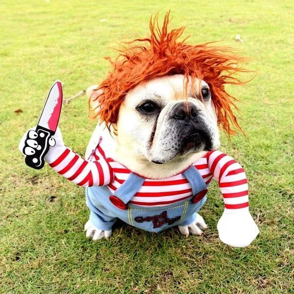 Funny Halloween Pet Costume Scary Animal Outfit