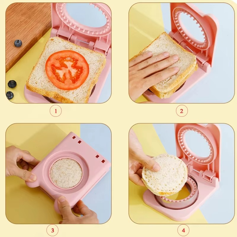 LunchMate™ - Crustless Sandwich Cutter & Press for Kids Snacks