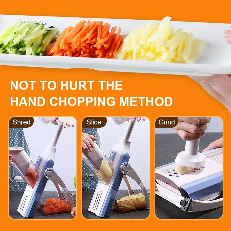 Multifunctional Kitchen Vegetable Slicer and Cutter Tool