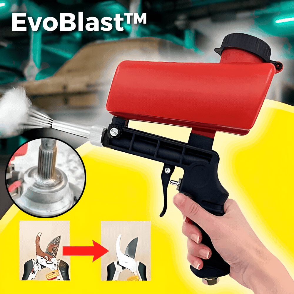 EvoBlast™ - Multi-Purpose Sandblasting Gun for Rust & Surface Cleaning