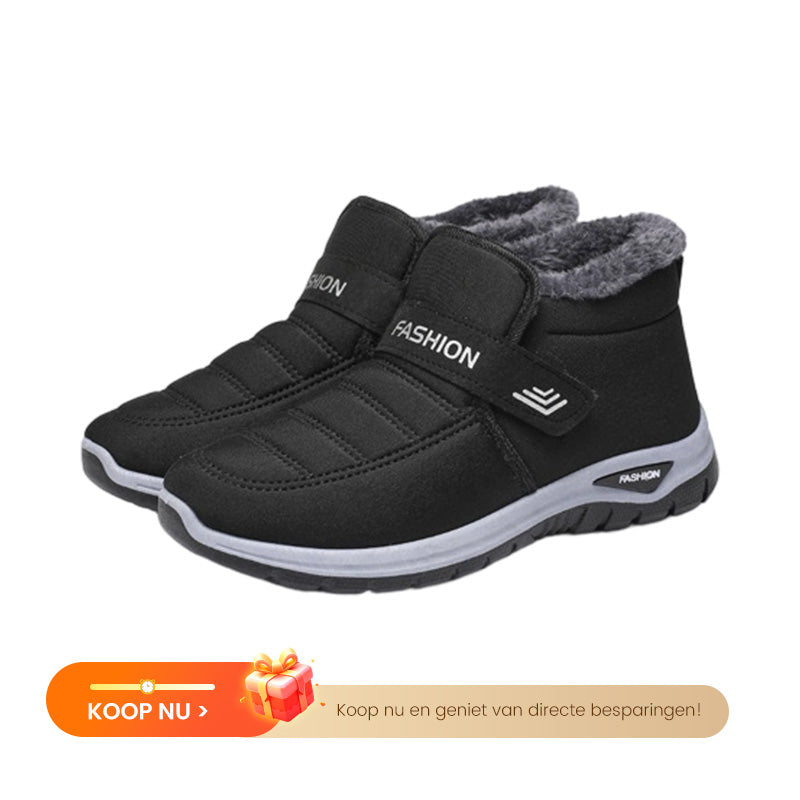 Cozy Waterproof Slip-On Winter Walking Shoes