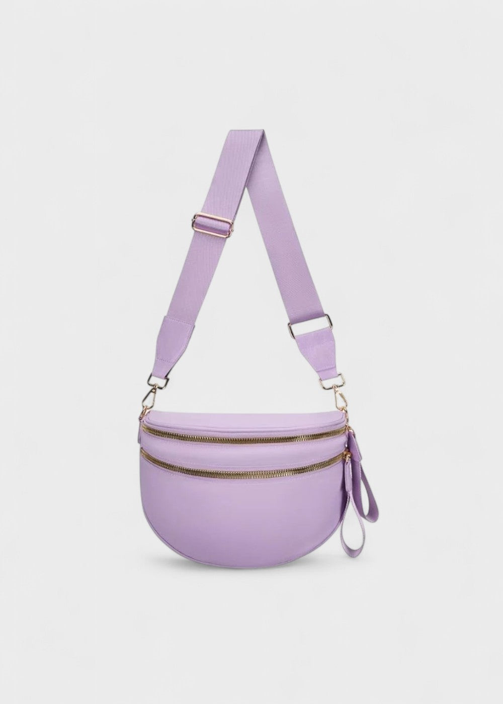 Sleek Leather Bum Bag for Hands-Free Style