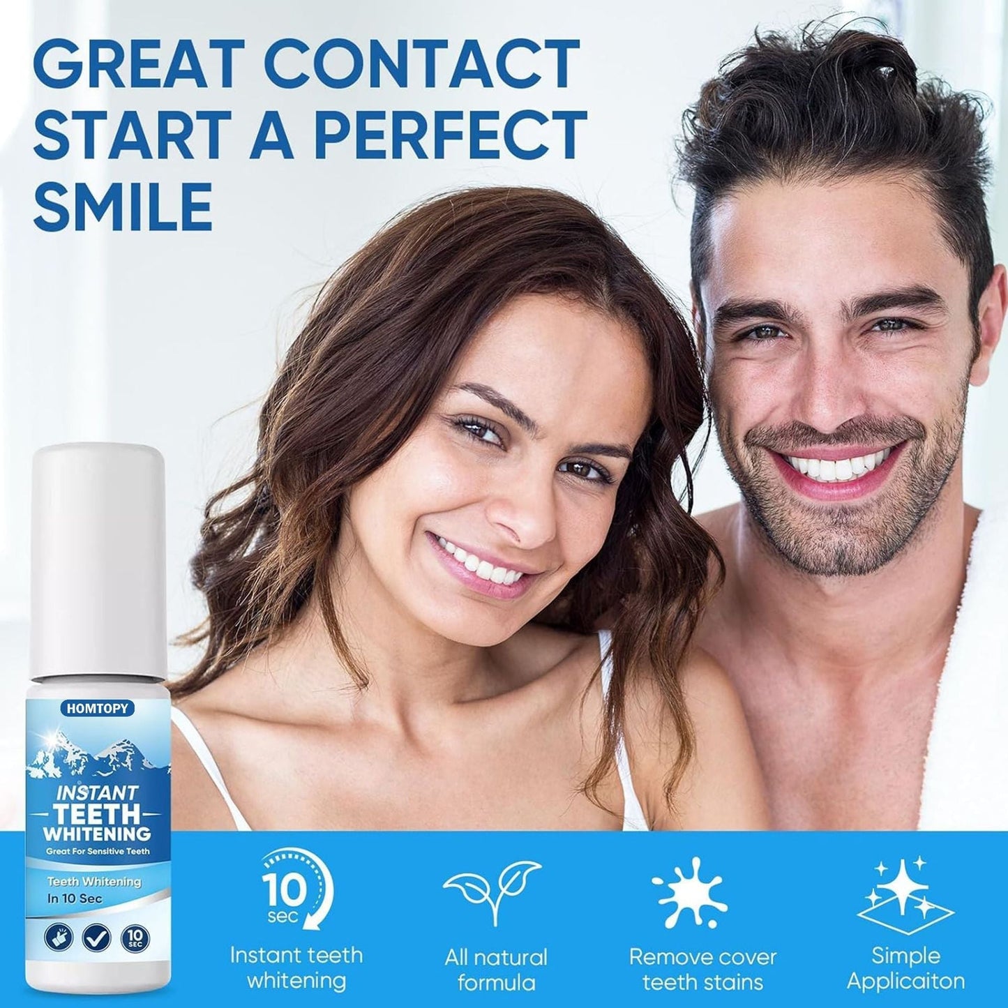 BrightSmile™ - Instant Teeth Whitening Pigment for Radiant Smile