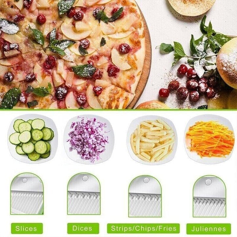 Multifunctional Kitchen Vegetable Slicer and Cutter Tool