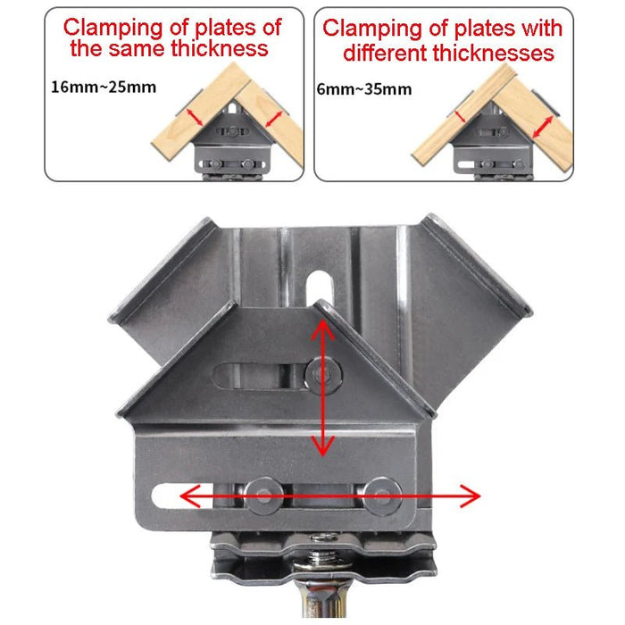 CornerClamps™ - 4-Piece Stainless Steel Angle Clamps Set