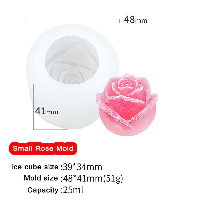 FrostBloom™ - Rose-Shaped Ice Cube Mold