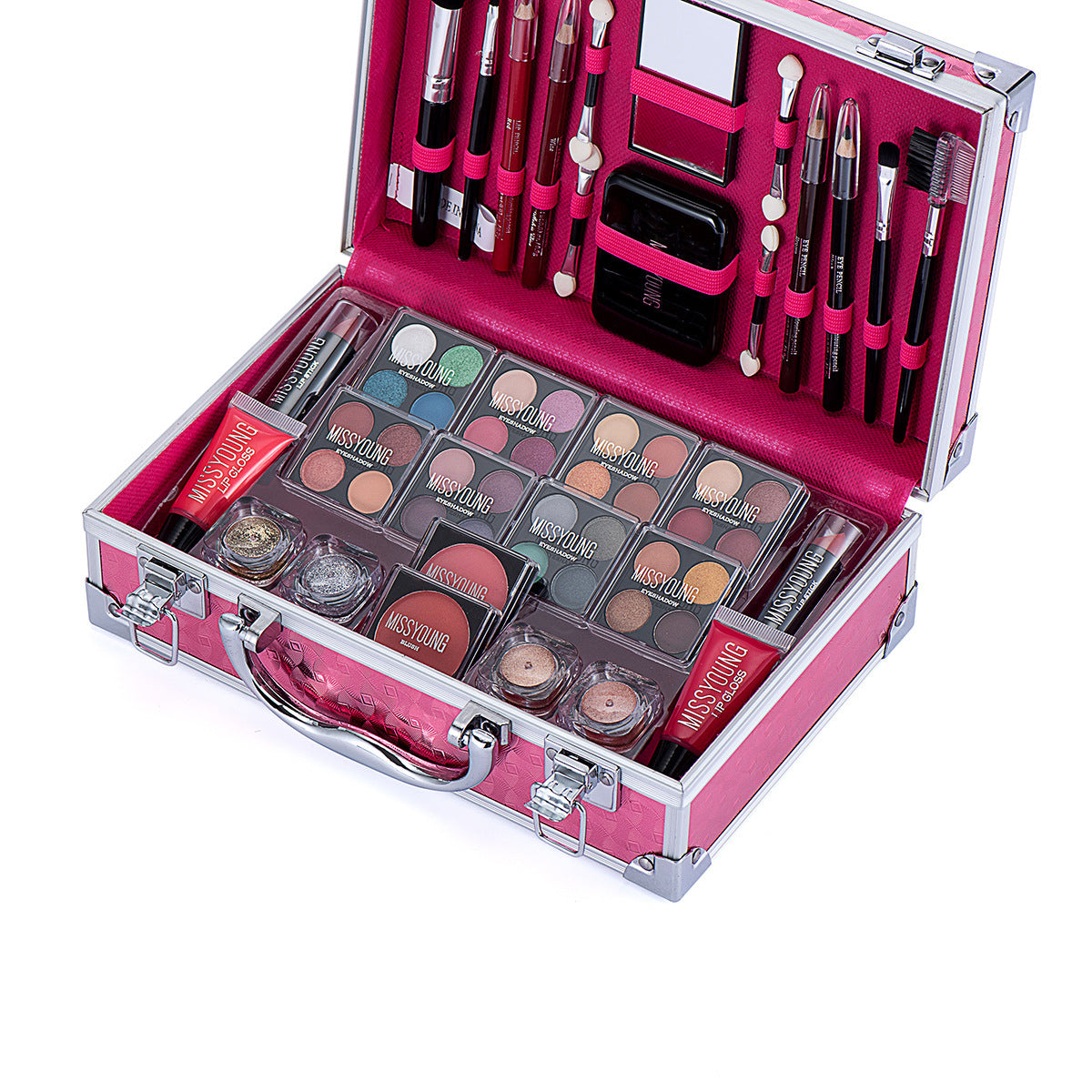 GlamAura™ - Vibrant Colorful Eyeshadow & Lipstick Set