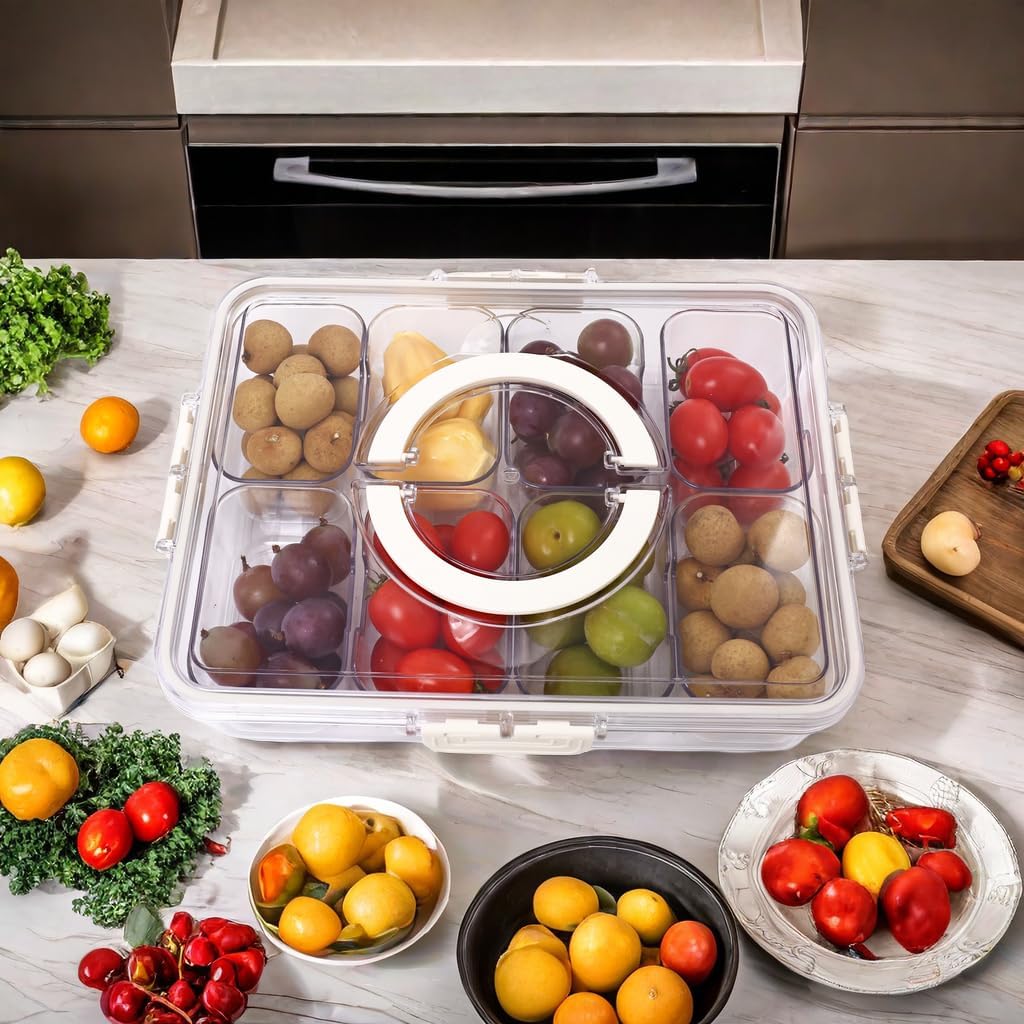 SnackEase™ - Portable Snack Box with Secure Lid