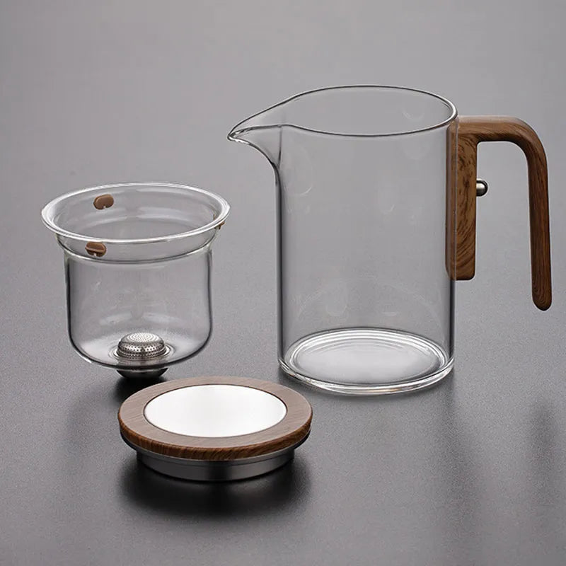 Elegant Heat-Resistant Glass Teapot for Loose Leaf Brewing