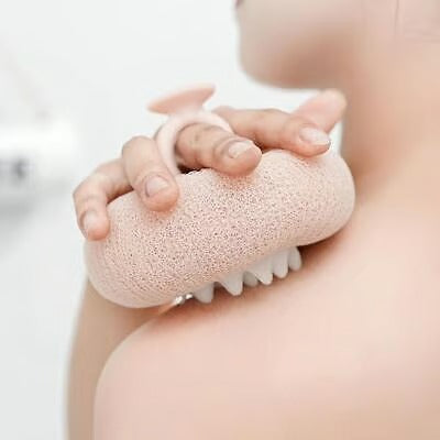 Soft Sunflower Suction Bath Ball for Gentle Cleansing