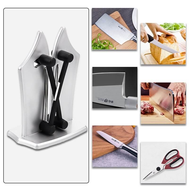 Compact Easy-Use Knife Sharpener for Razor Sharp Blades