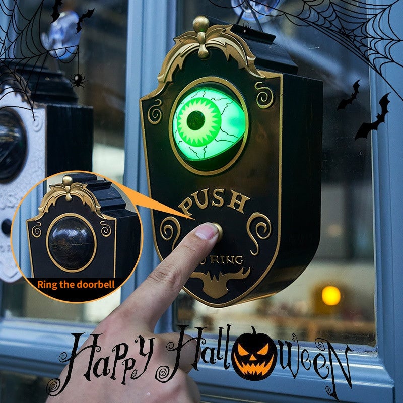 Halloween Demon One-Eyed Doorbell Decor