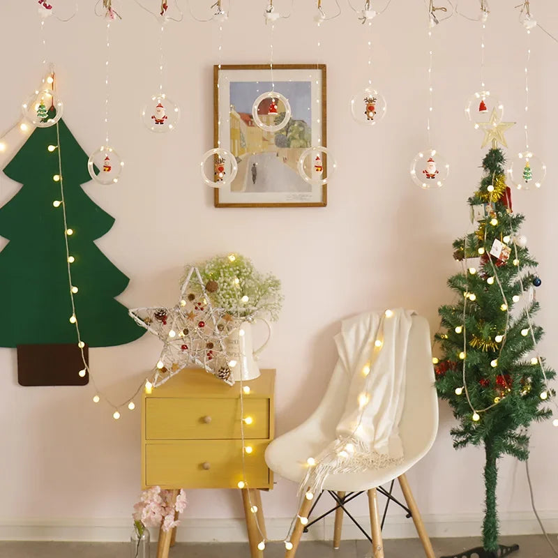 GlowJoy™ - Festive LED Christmas String Lights Decor