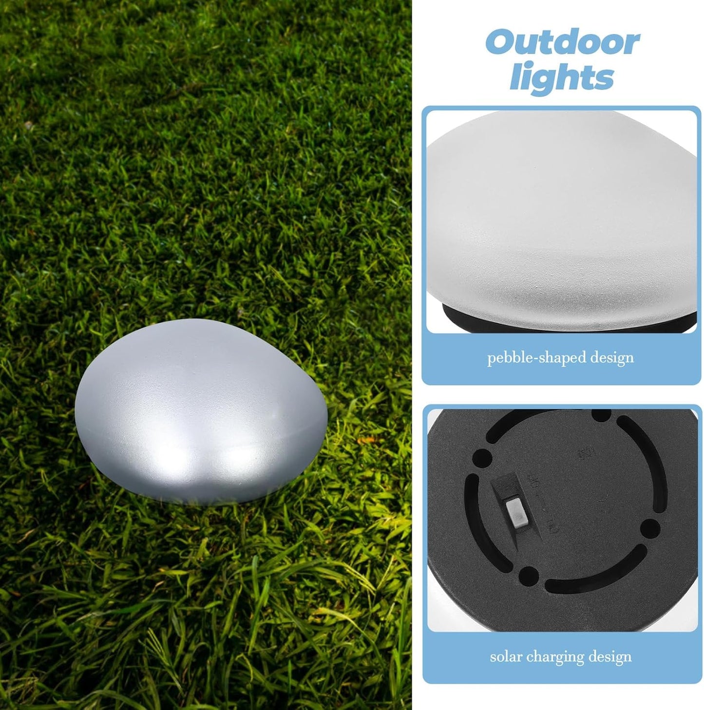 LumaGlow™ - Solar Stone Garden Light