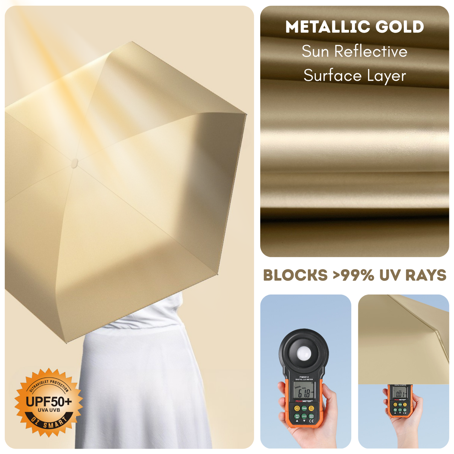 SunSleek - Ultimate Compact Protection From Sun And Rain
