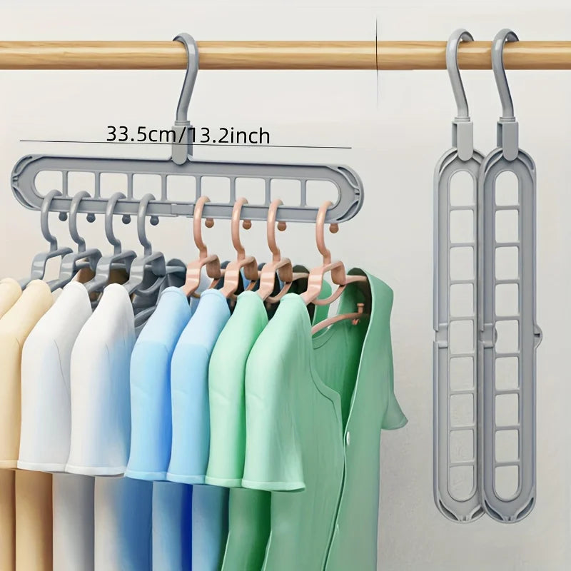 Hanglee™ - Space-Saving 9-Hole Foldable Closet Hangers