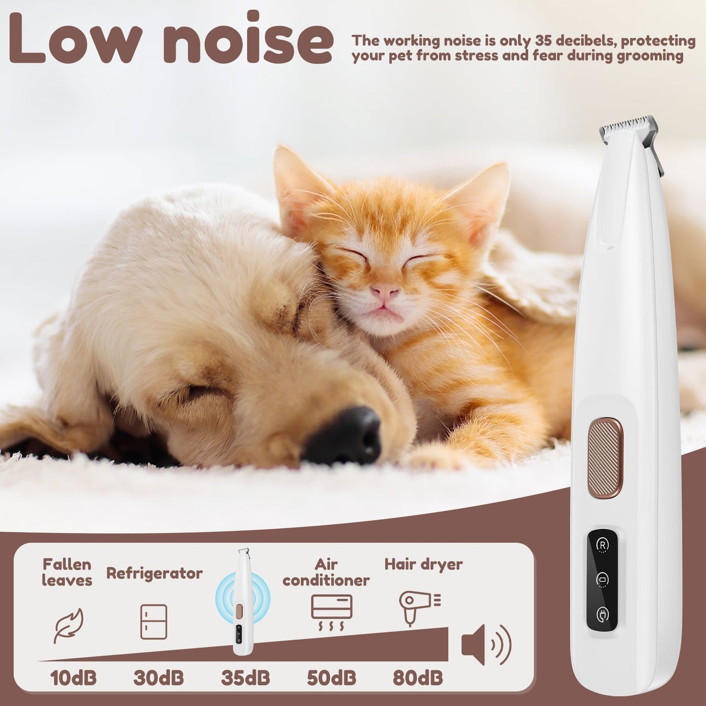 ShinePaws™ - LED Pet Grooming Clipper
