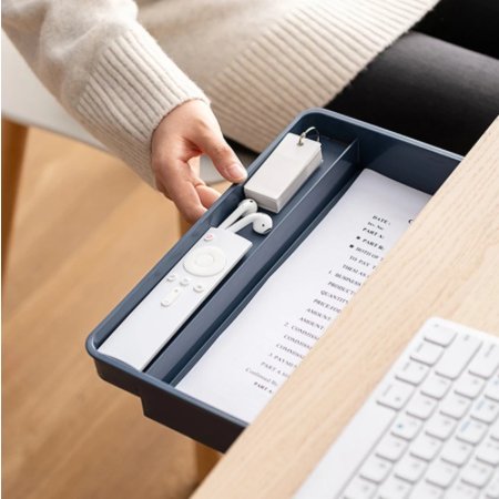 UnderDeskBox™ - Self-Adhesive Plastic Drawer Storage