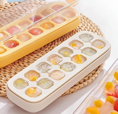 Flexible Silicone Ice Cube Trays for Easy Home Ice Making
