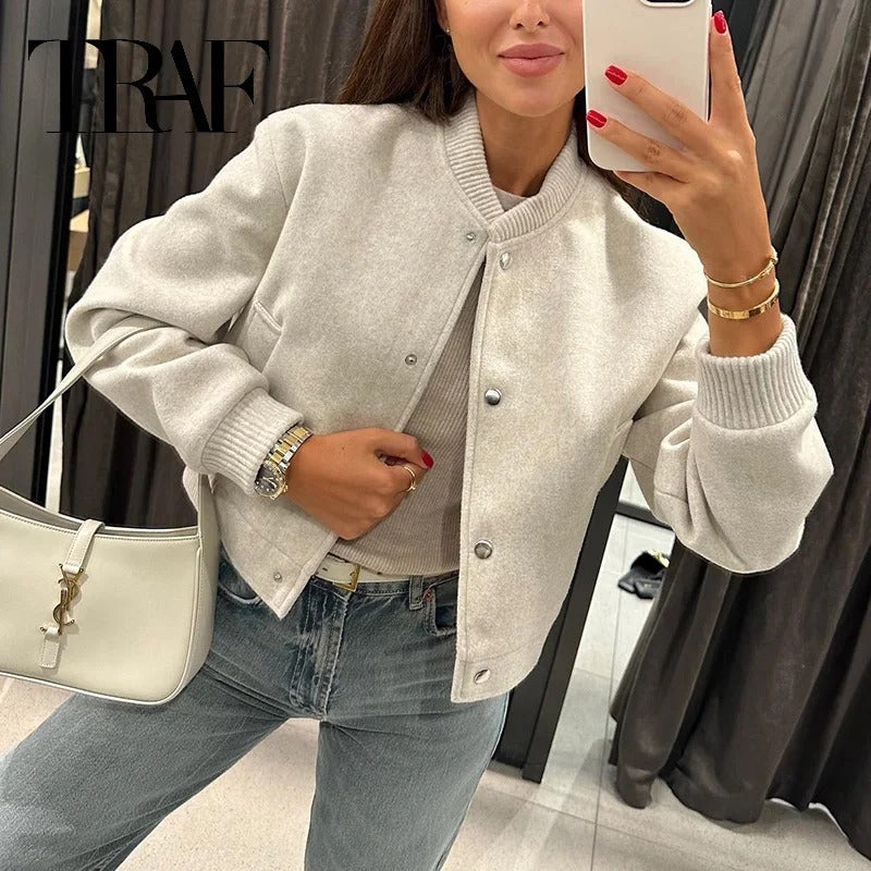 Women’s Autumn Street Flight Jacket