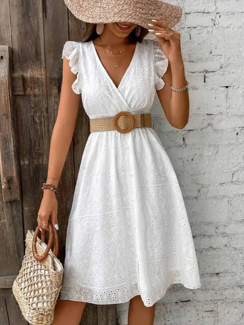 Flutter Sleeve Dress