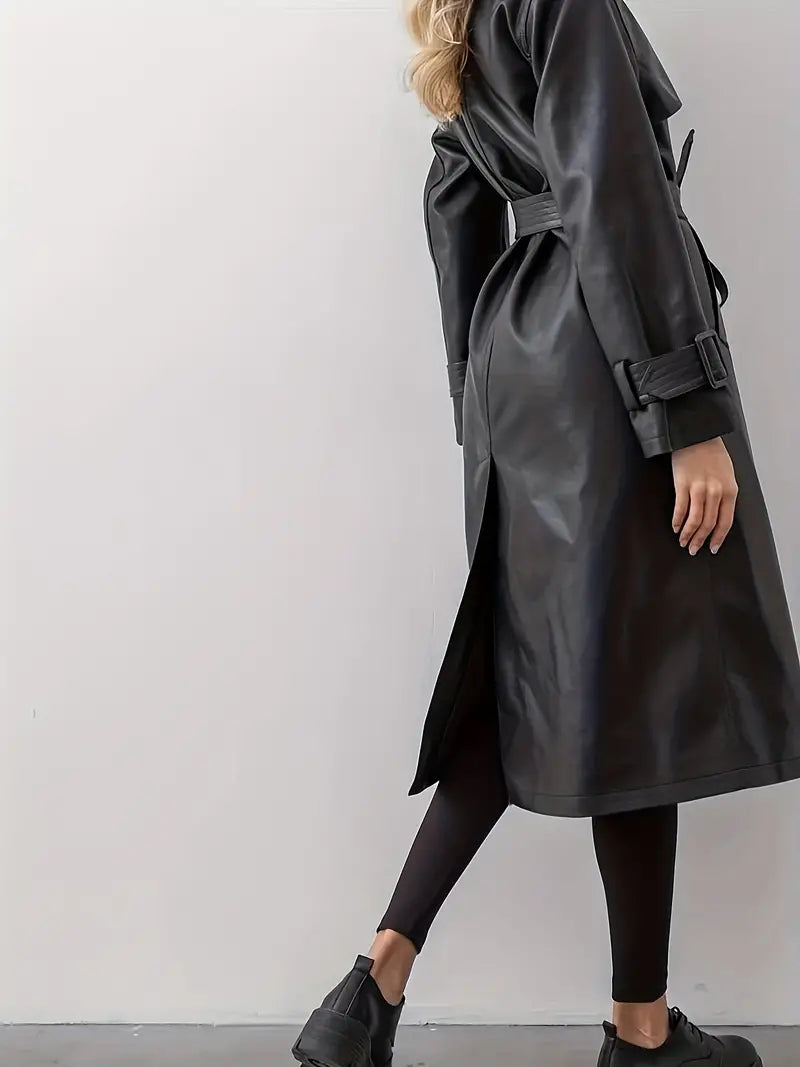 Leather Trench Coat