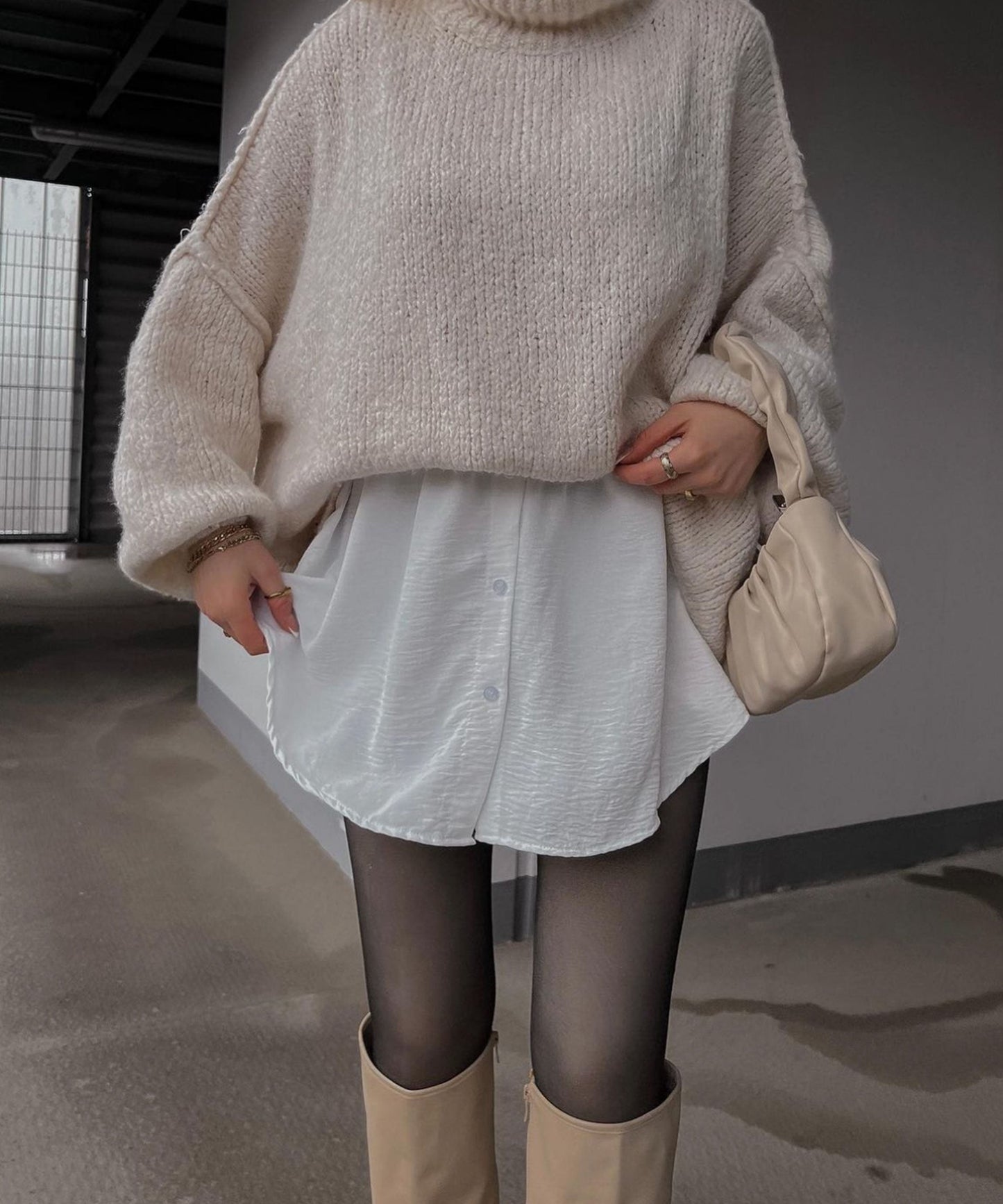 Elegant White Skirt