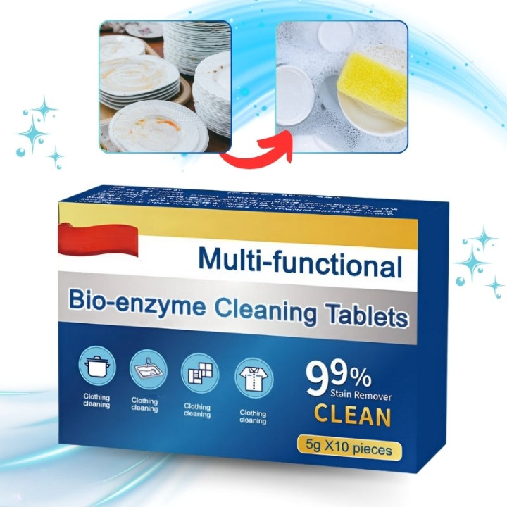 EcoCleanse™ - Organic Enzyme Laundry Detergent Tablets