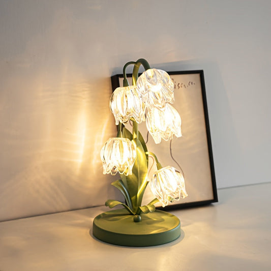 Flower-Shaped LED Table Lamp for Modern Home Decor