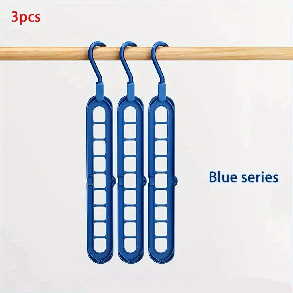 Hanglee™ - Space-Saving 9-Hole Foldable Closet Hangers