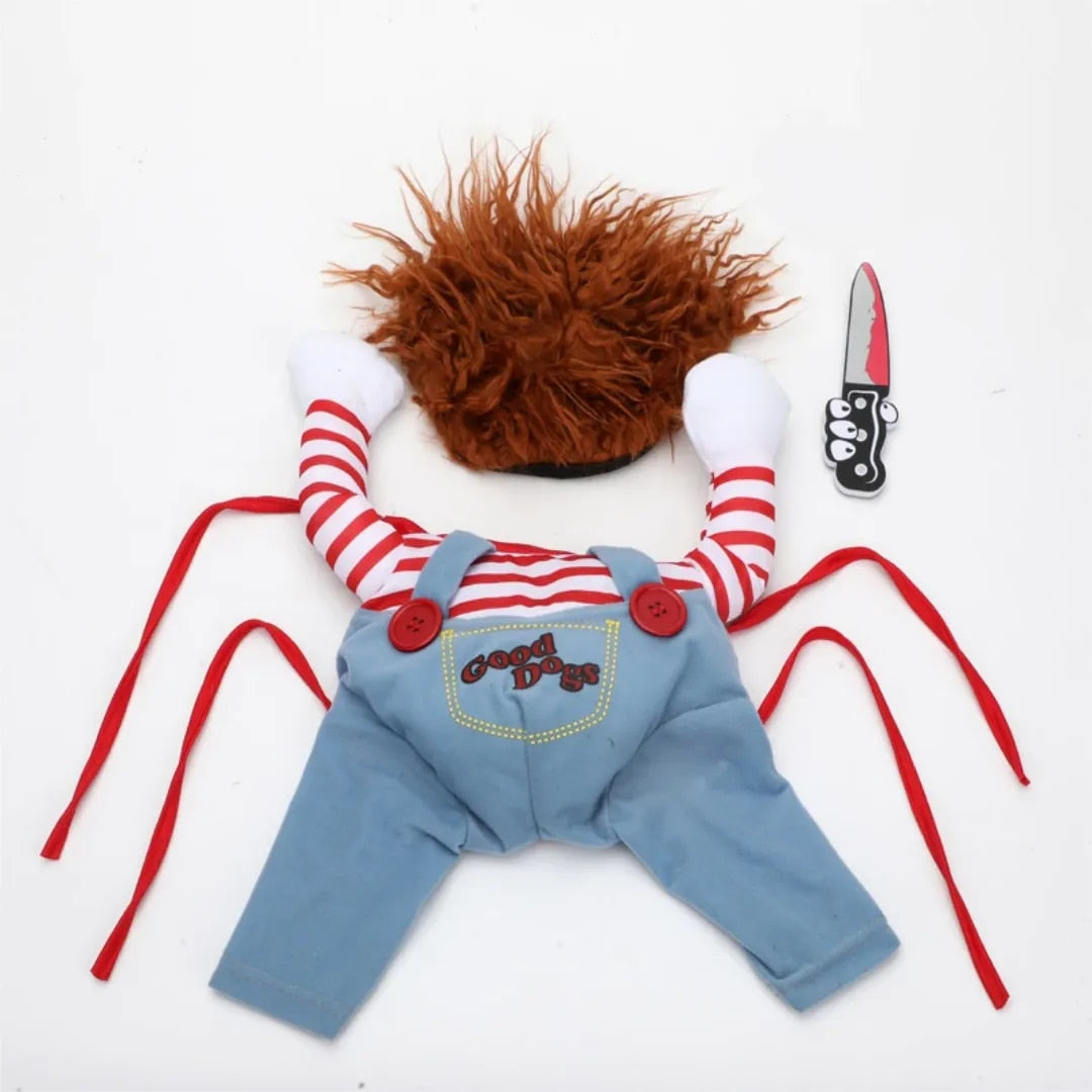 Funny Halloween Pet Costume Scary Animal Outfit