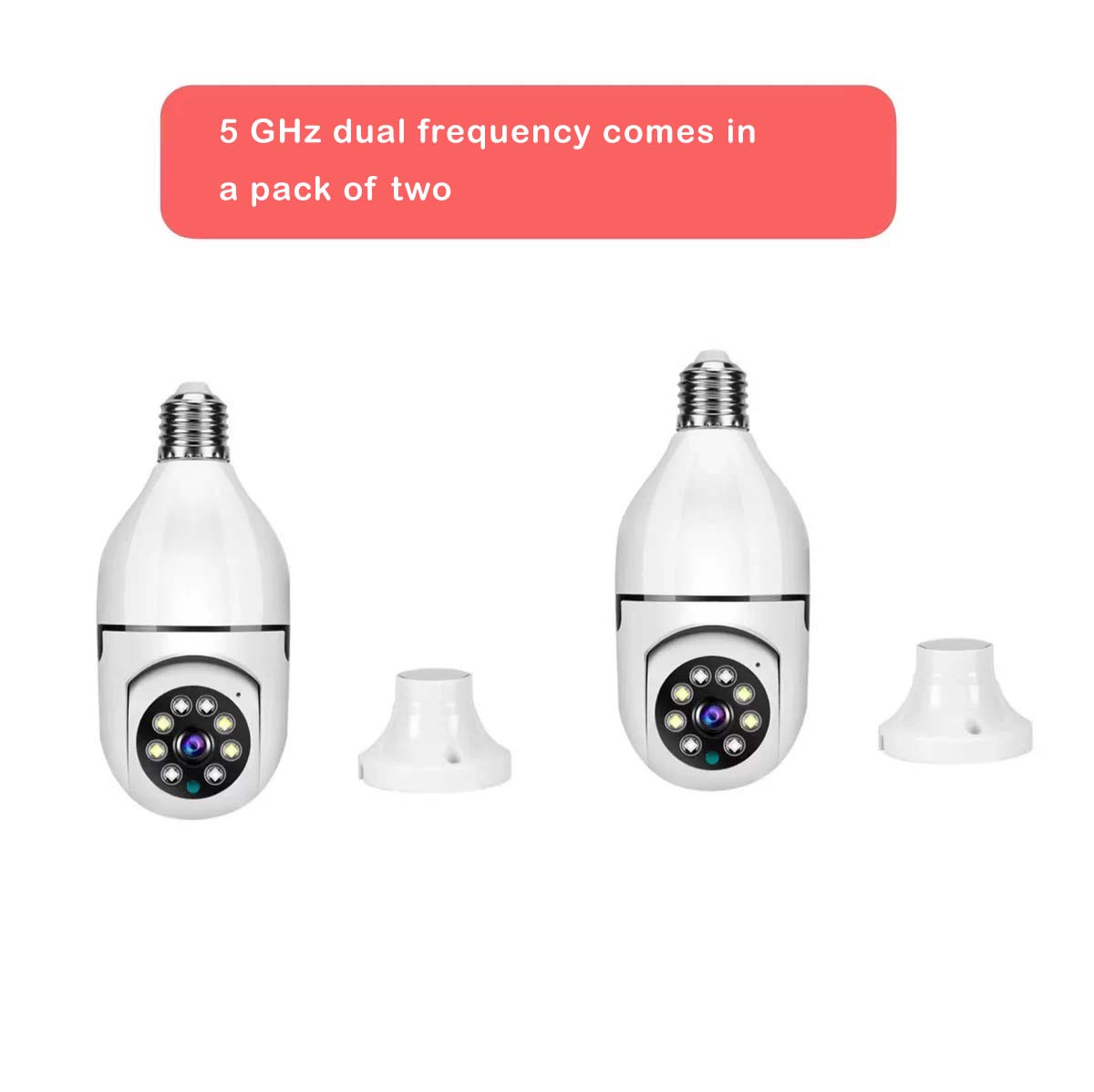 BrightGuard™ 360° Smart Light Bulb Camera with HD Color Video