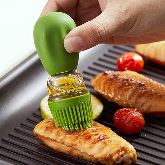 OlivaFlow™ - Olive Oil Dispenser & Brush Combo