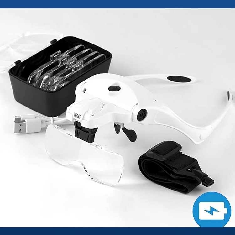 FocusMate™ - Hands-Free Magnifying Glass for Clear Detail Viewing